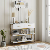 Gold console deals table wayfair